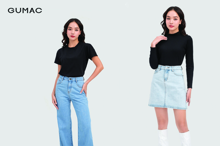Quần áo màu đen của thương hiệu GUMAC Quần áo màu đen của thương hiệu GUMAC