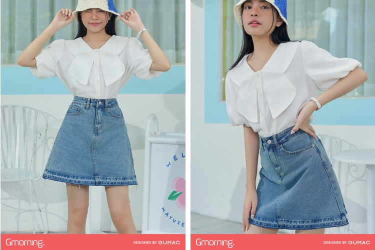 Mẫu áo kiểu cổ cách điệu Mẫu áo kiểu cổ cách điệu