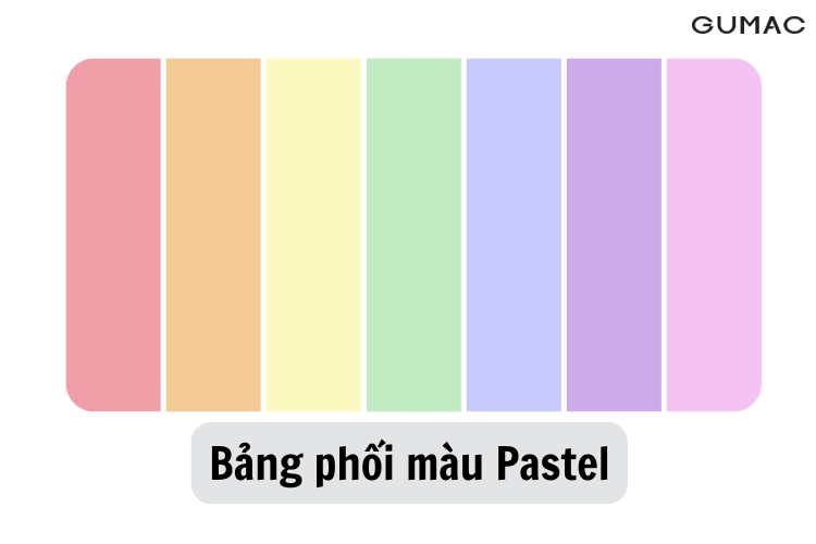 bảng phối màu pastel bang phoi mau pastel