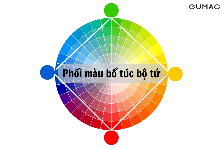 phối màu bổ túc bộ bốn phoi mau bo tuc bo bon