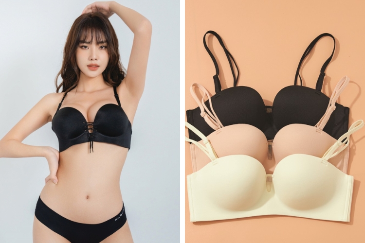 Áo lót ngực cúp ngang ôm trọn vòng 1 Áo lót ngực cúp ngang ôm trọn vòng 1