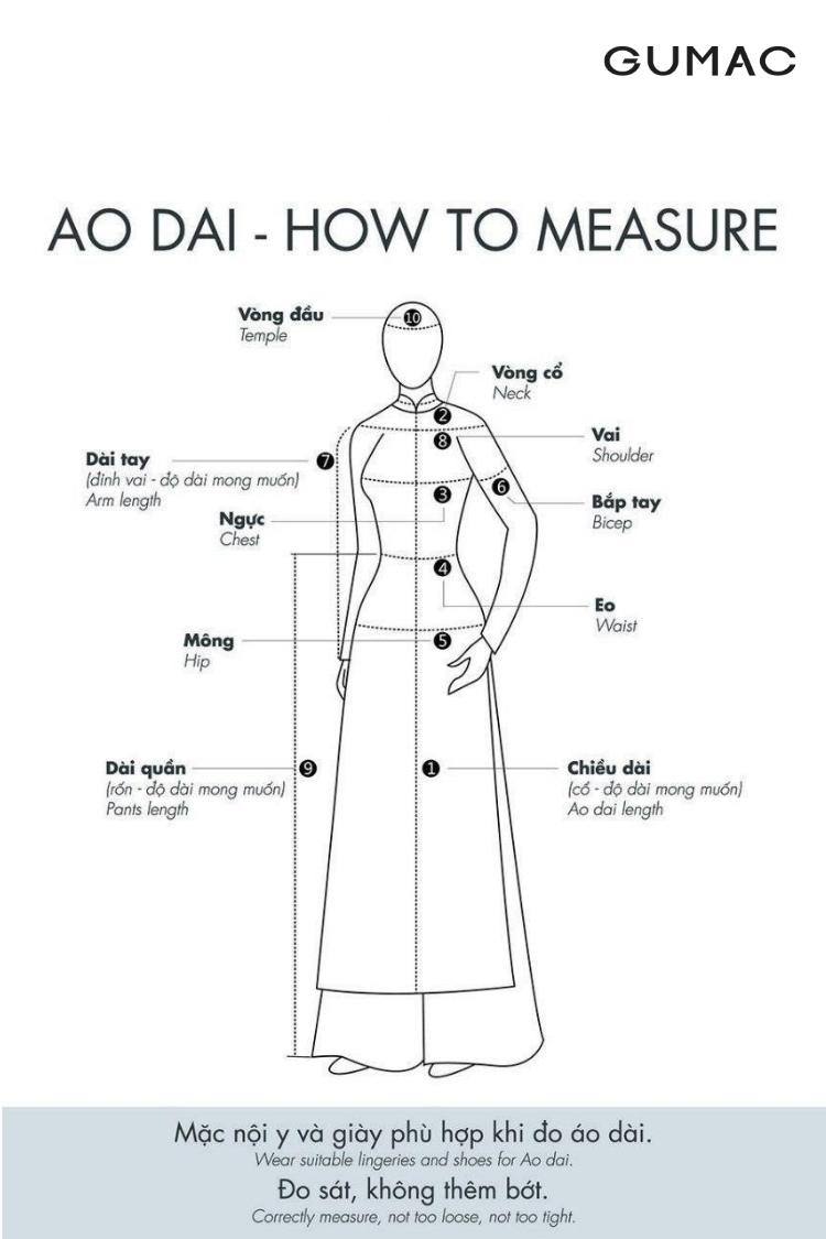 BẢNG size áo dài nữ và HƯỚNG DẪN cách chọn SIZE ÁO DÀI nữ BẢNG size áo dài nữ và HƯỚNG DẪN cách chọn SIZE ÁO DÀI nữ