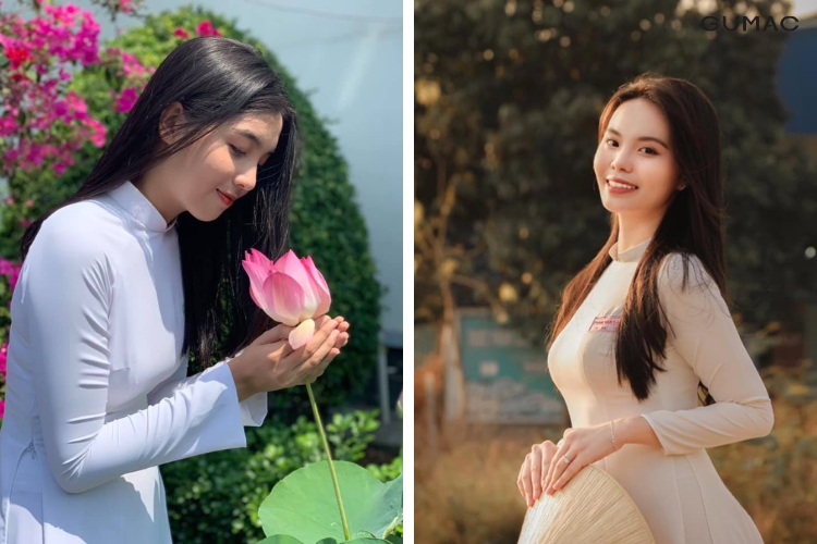 cach tao dang chup anh ao dai trang voi phu kien