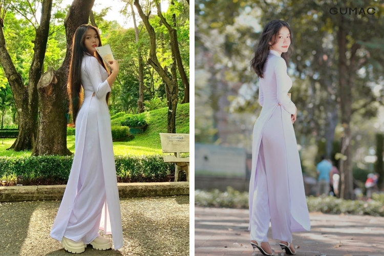 tao dang chup anh ao dai di nhe nhang