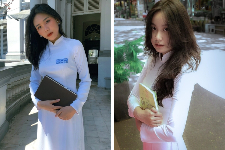 tao dang ao dai trang voi sach