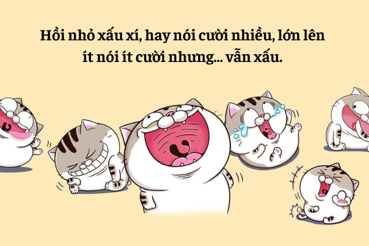 Caption vui nhon sieu noi tren Facebook