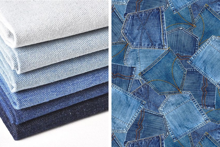 Chất liệu vải jean Chất liệu vải jean