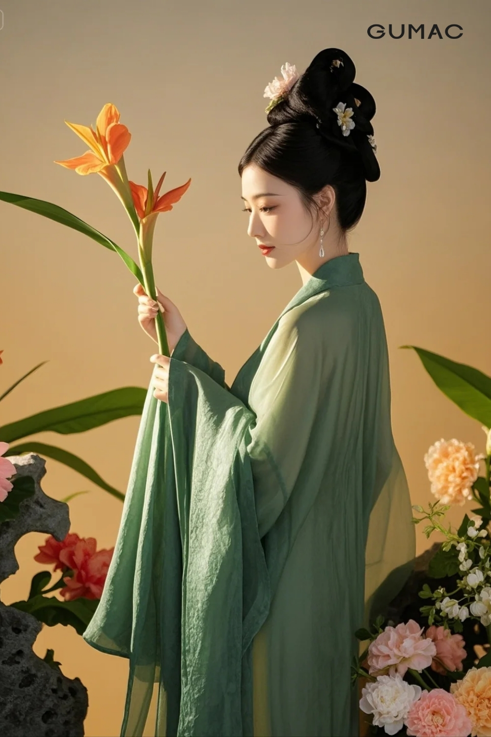 concept chup anh co trang tieu thu kieu sa