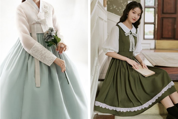 Xu hướng đầm vintage Hàn Quốc Xu hướng đầm vintage Hàn Quốc