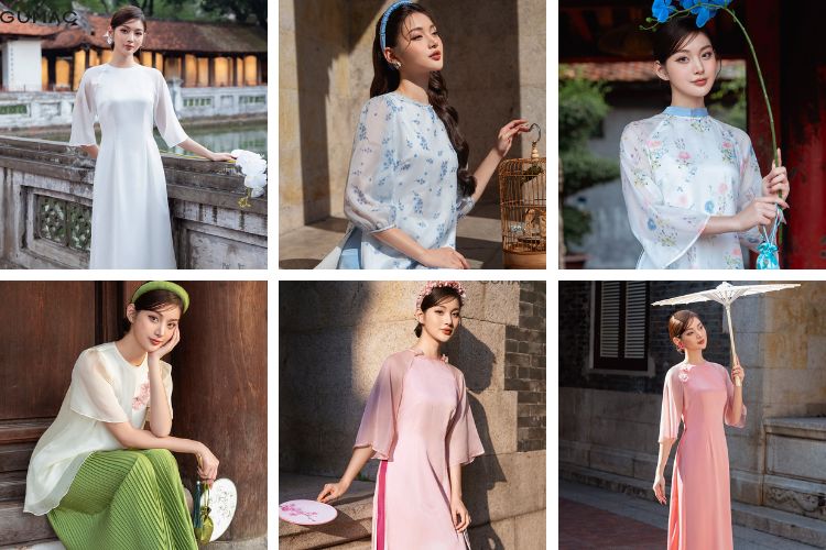 Đi cà phê chụp ảnh với áo dài
