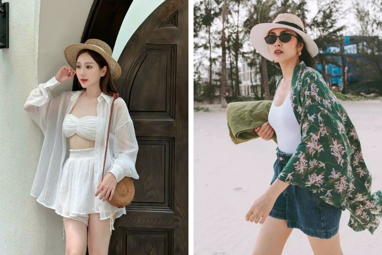 Áo choàng mặc đi biển Nha Trang Áo choàng mặc đi biển Nha Trang