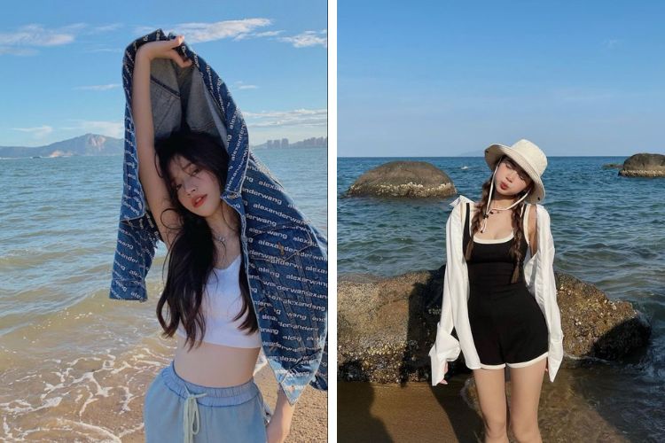 Áo choàng mặc đi biển Nha Trang Áo choàng mặc đi biển Nha Trang