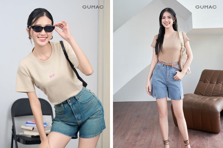 Đi Nha Trang mặc gì kết hợp cùng quần short năng động Đi Nha Trang mặc gì kết hợp cùng quần short năng động