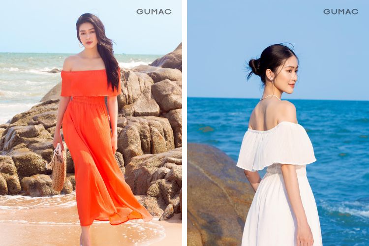 Outfit đi Nha Trang nữ với đầm maxi Outfit đi Nha Trang nữ với đầm maxi