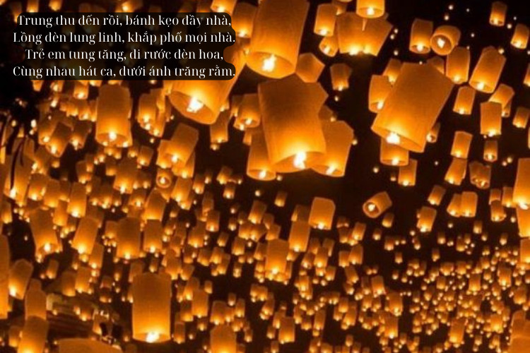 Thơ ngắn mùa Trung Thu Thơ ngắn mùa Trung Thu