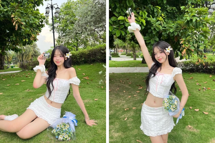 outfit song ao tai bien ninh chu
