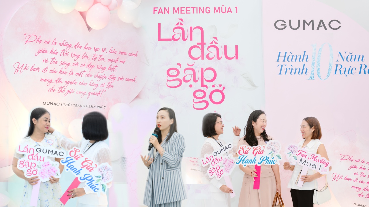 gumac vo oa trong buoi fan meeting lon nhat sai gon