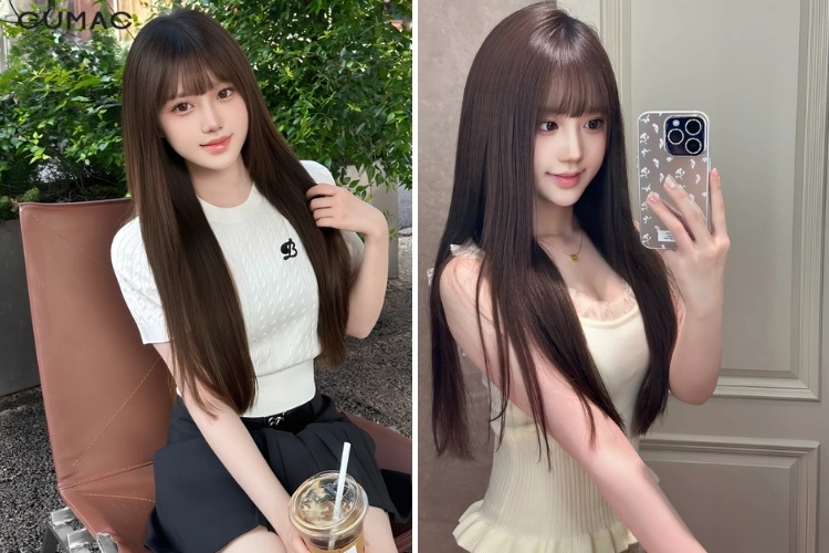 toc dai thang muot di tiec don gian