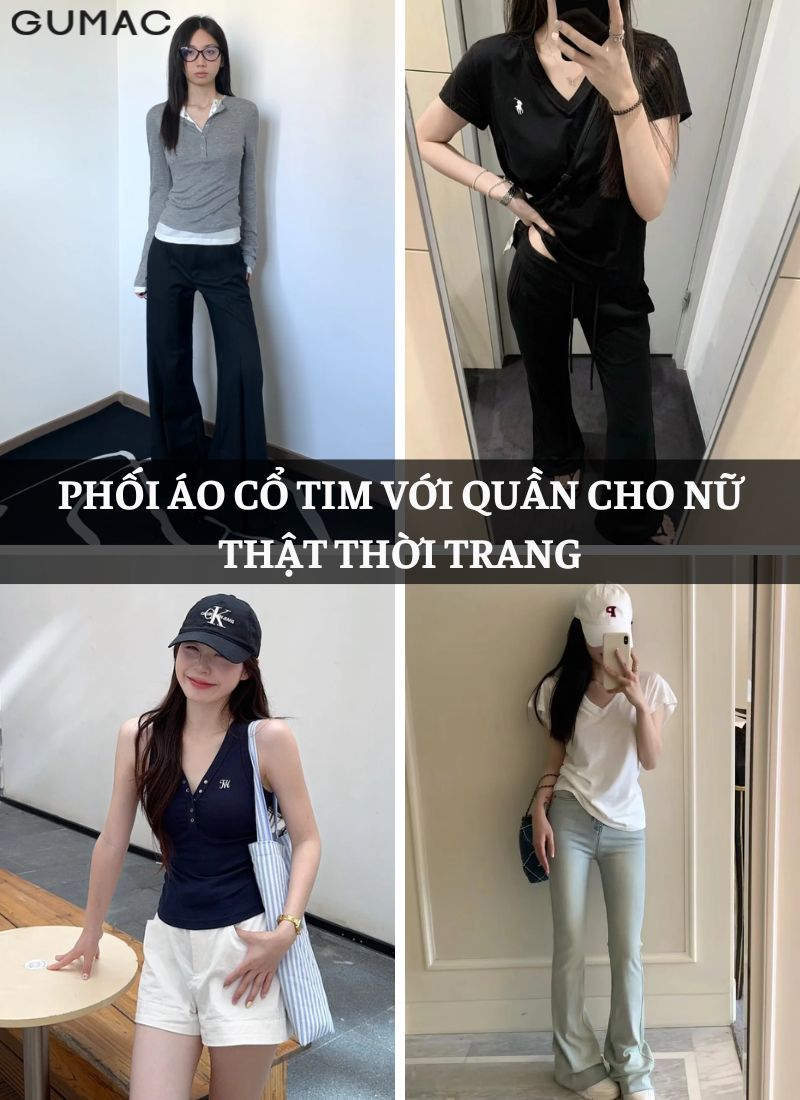 phoi ao co tim voi quan cho nu that thoi trang
