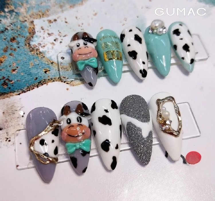 mau nail bo sua gel noi dep