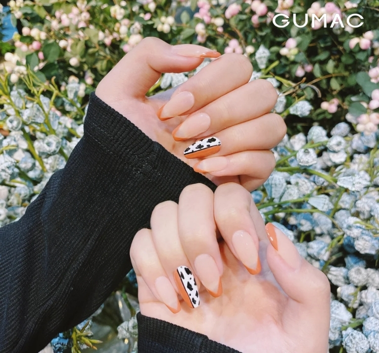 mau nail bo sua mau cam dep