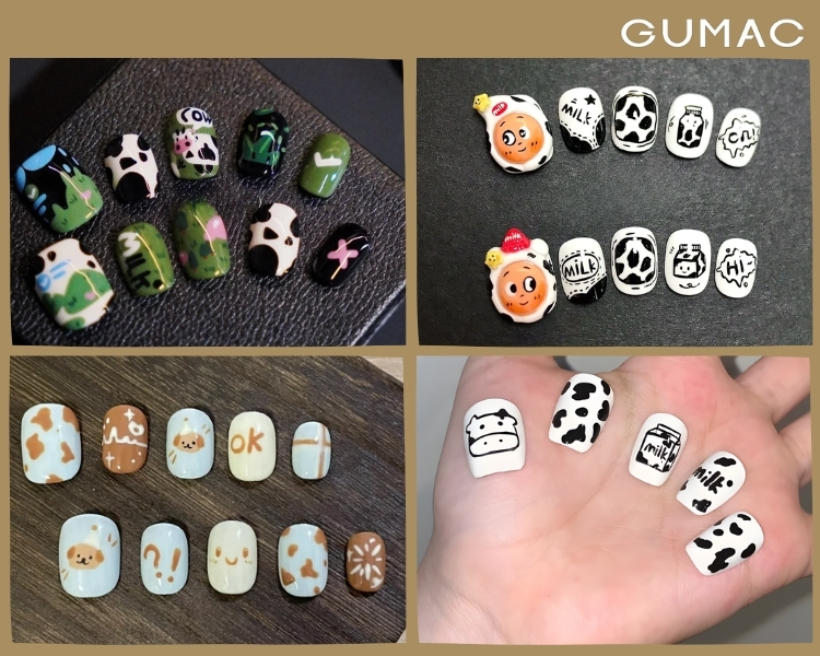 nail bo sua hoat hinh dang yeu