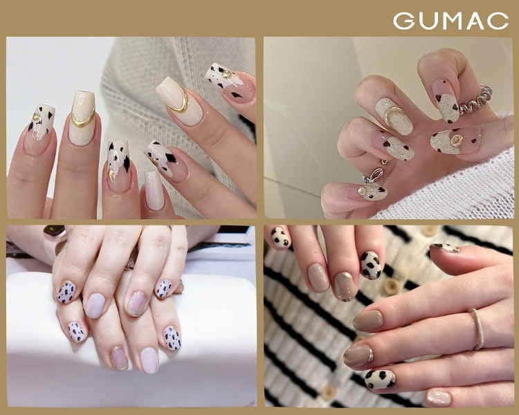 nail bo sua trang guong sang trong