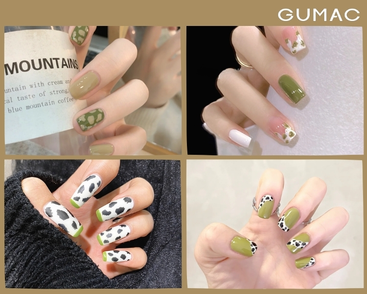 nail bo sua xanh luc an tuong