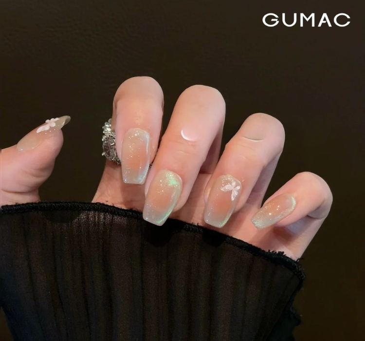 mau nail buom hologram dep