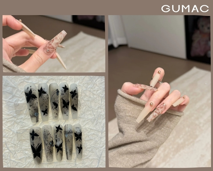 mau nail buom nham hien dai