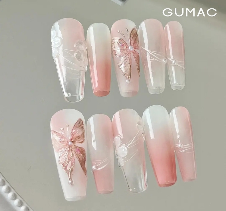 mau nail buom ombre dep