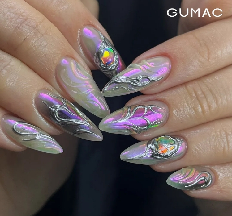 mau nail ca tinh nham sang trong