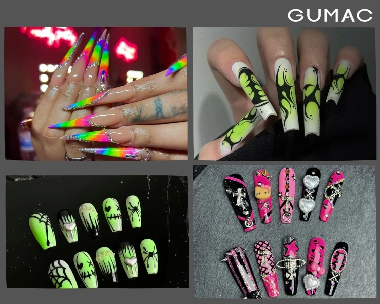 nail neon ca tinh noi bat