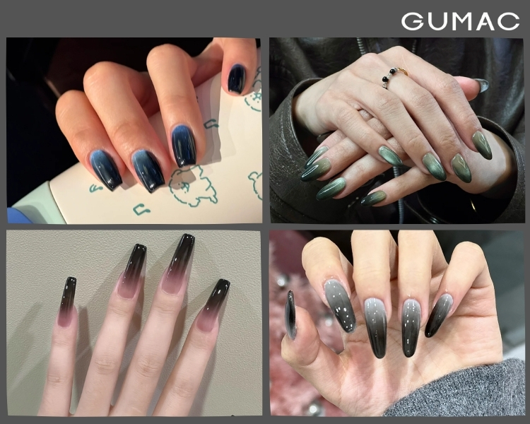 nail ombre ca tinh