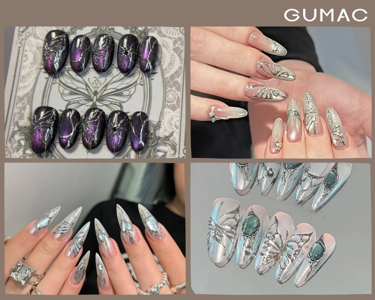 mau nail canh buom anh kim