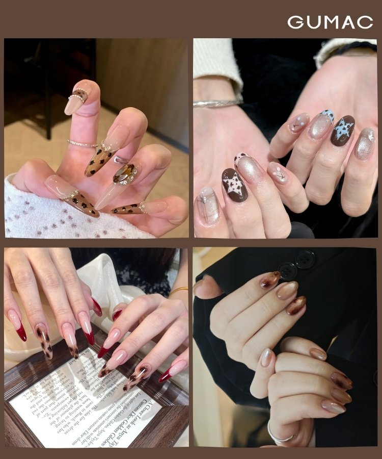 mix do voi cac mau nail da beo
