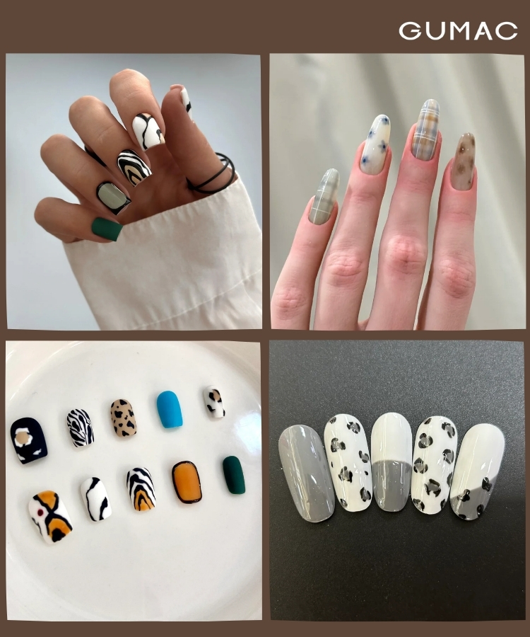 nail da beo hinh hoc dep