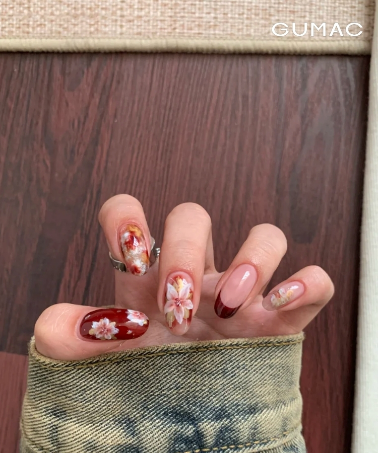 nail da beo hoa dep