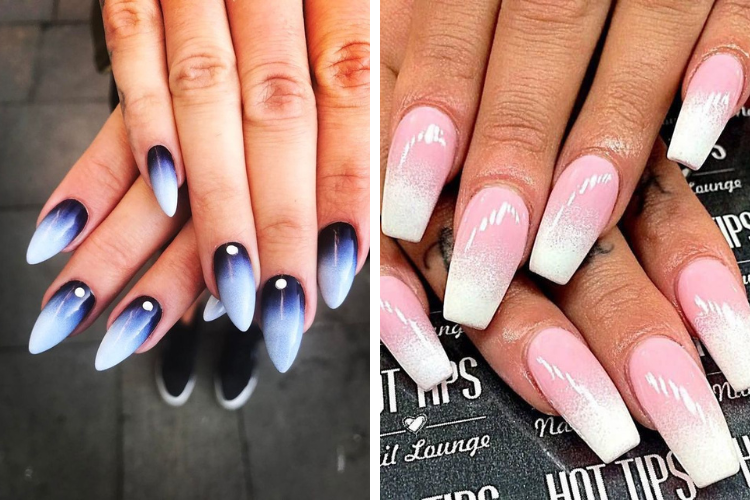 Những mẫu nail ombre tôn da cho móng ngắn