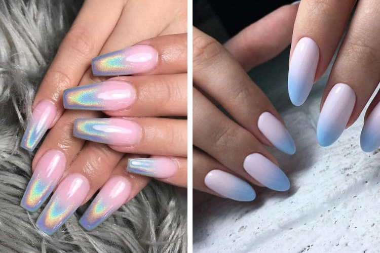 Những mẫu nail ombre tôn da cho móng ngắn Những mẫu nail ombre tôn da cho móng ngắn