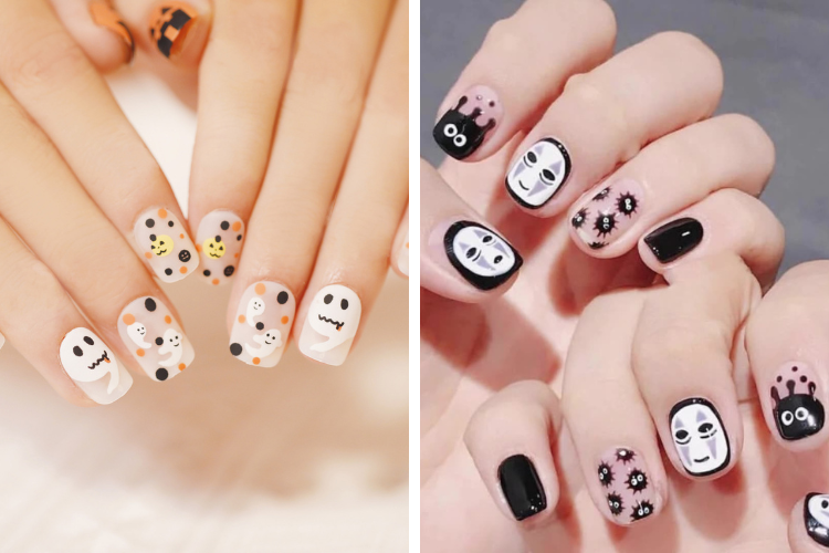 Các mẫu nail vẽ hoạ tiết đẹp cute Các mẫu nail vẽ hoạ tiết đẹp cute