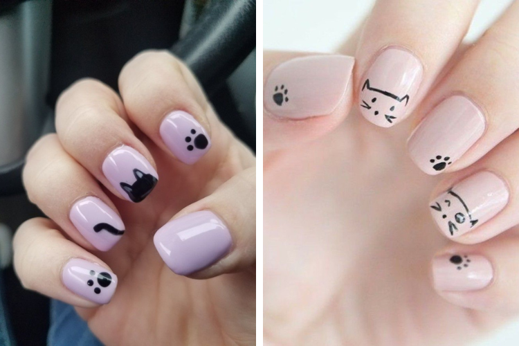 Các mẫu nail vẽ hoạ tiết đẹp cute Các mẫu nail vẽ hoạ tiết đẹp cute