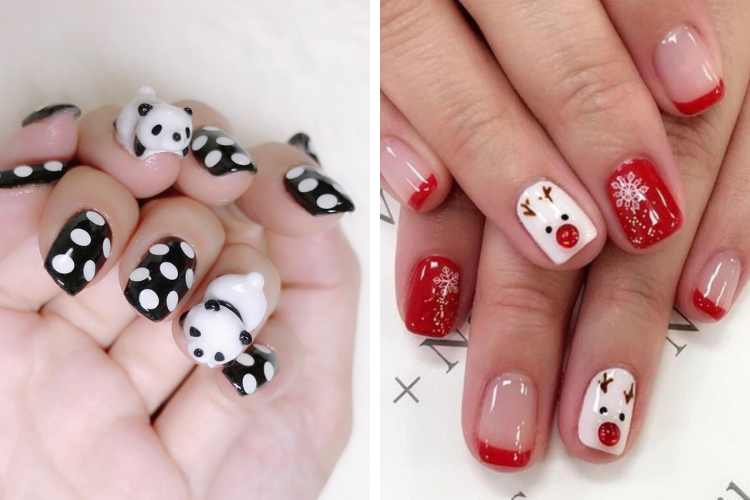 Các mẫu nail vẽ hoạ tiết đẹp cute Các mẫu nail vẽ hoạ tiết đẹp cute