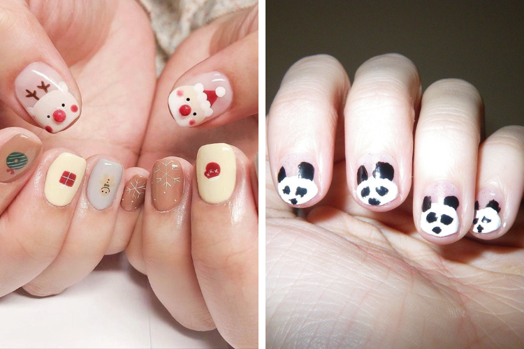 Các mẫu nail vẽ hoạ tiết đẹp cute Các mẫu nail vẽ hoạ tiết đẹp cute