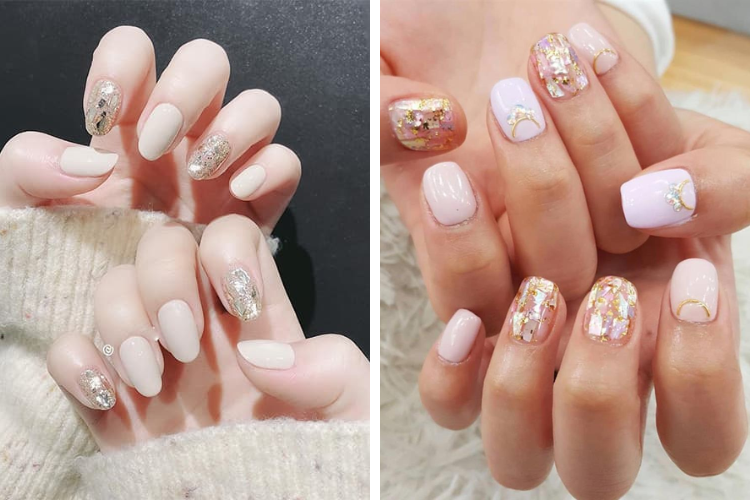 Kiểu móng khảm xà cừ thời thượng Kiểu móng khảm xà cừ thời thượng