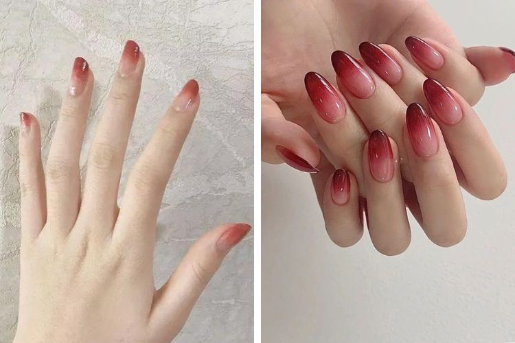 Những mẫu nail ombre tôn da cho móng ngắn Những mẫu nail ombre tôn da cho móng ngắn