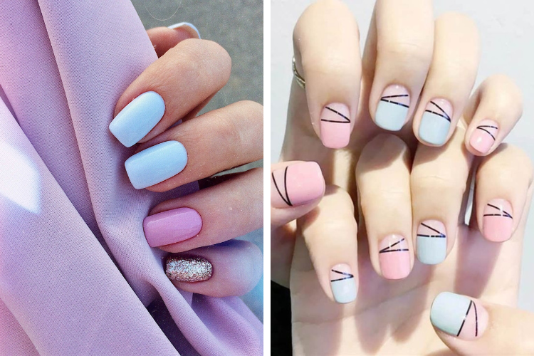 Mẫu nail pastel đẹp nhẹ nhàng Mẫu nail pastel đẹp nhẹ nhàng