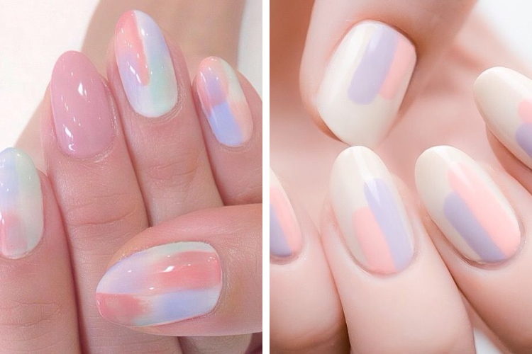 Mẫu nail pastel đẹp nhẹ nhàng Mẫu nail pastel đẹp nhẹ nhàng