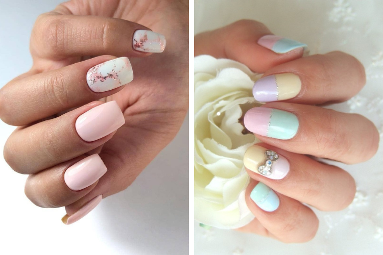 Mẫu nail pastel đẹp nhẹ nhàng Mẫu nail pastel đẹp nhẹ nhàng
