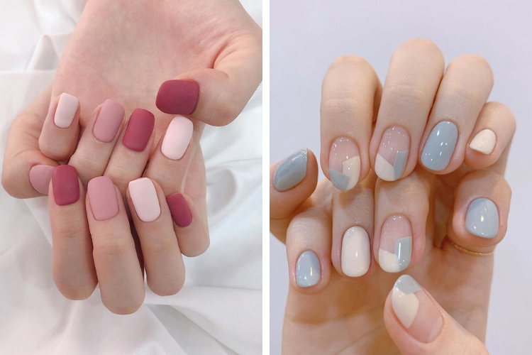 Kiểu nail màu pastel đẹp nhẹ nhàng Kiểu nail màu pastel đẹp nhẹ nhàng